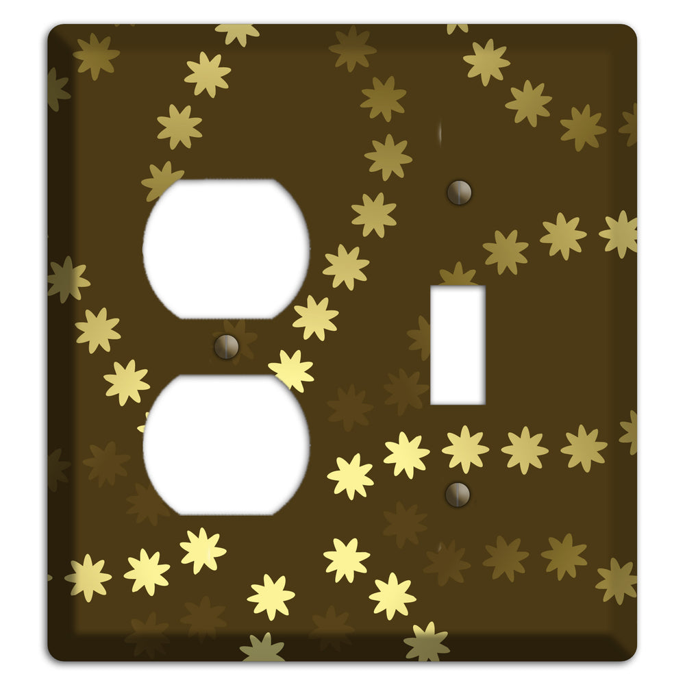 Multi Olive Constellation Duplex / Toggle Wallplate