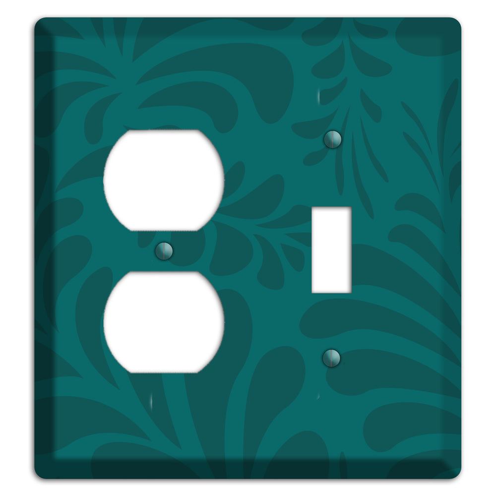 Jade Herati Duplex / Toggle Wallplate