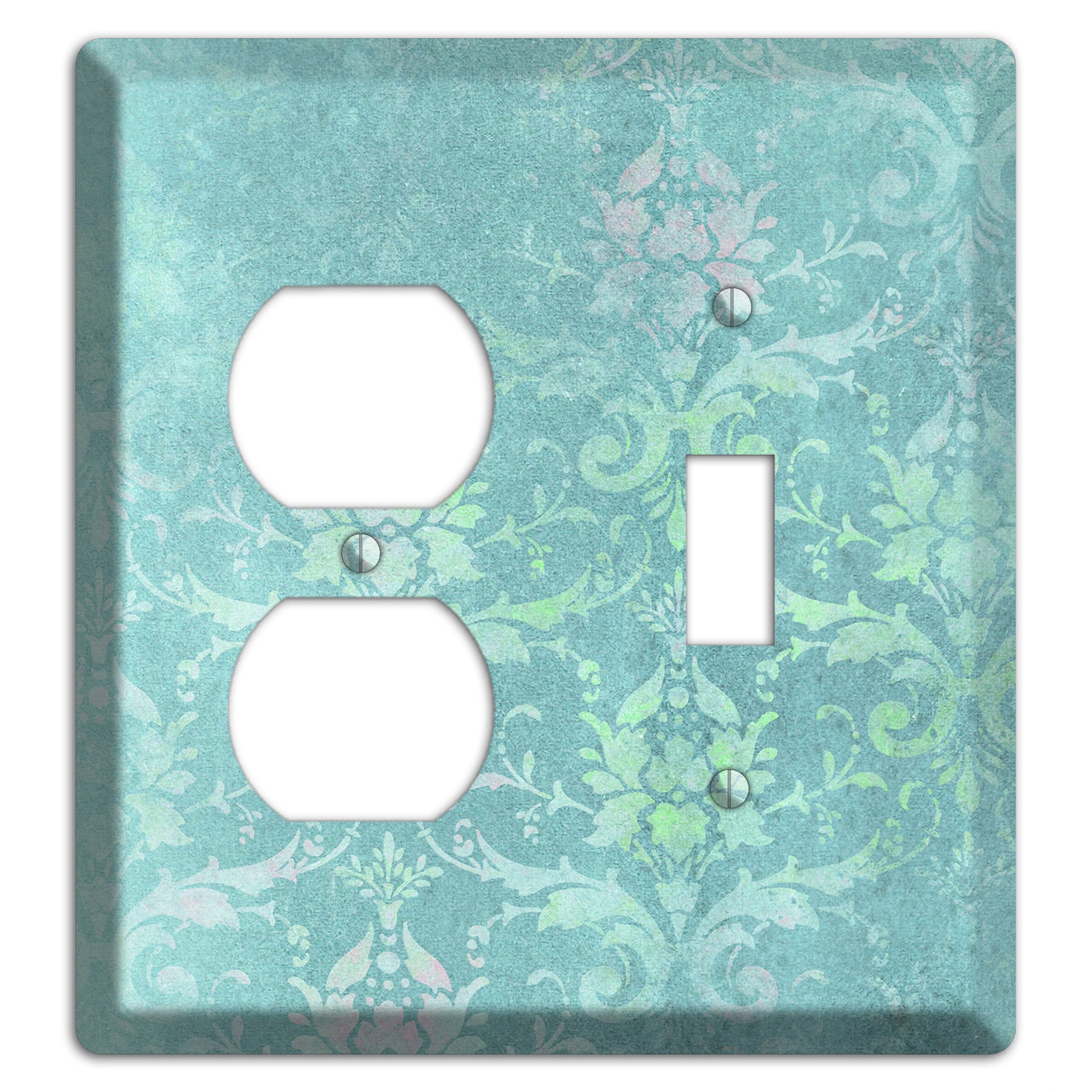 Logan Whimsical Damask Duplex / Toggle Wallplate