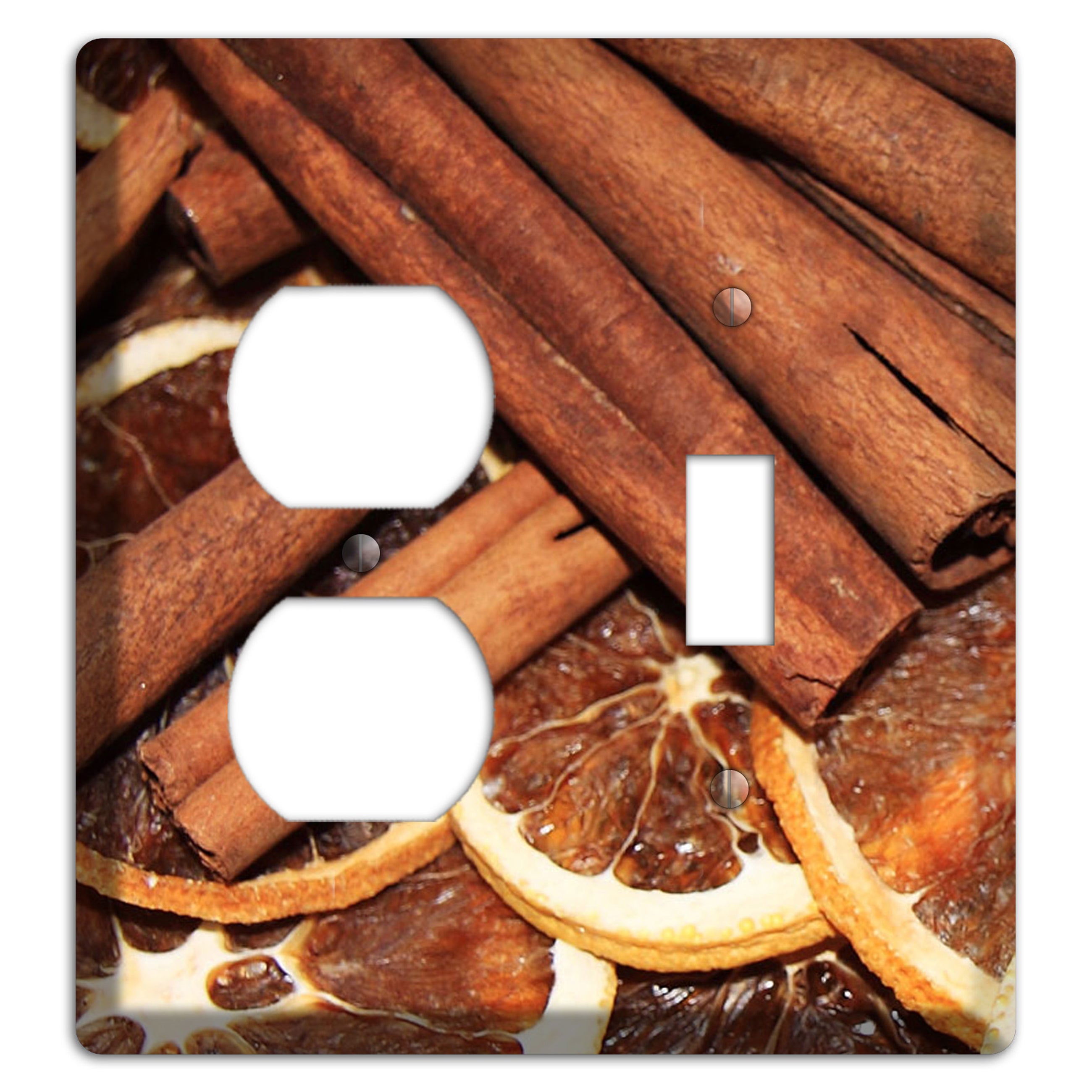 Cinnamon Duplex / Toggle Wallplate