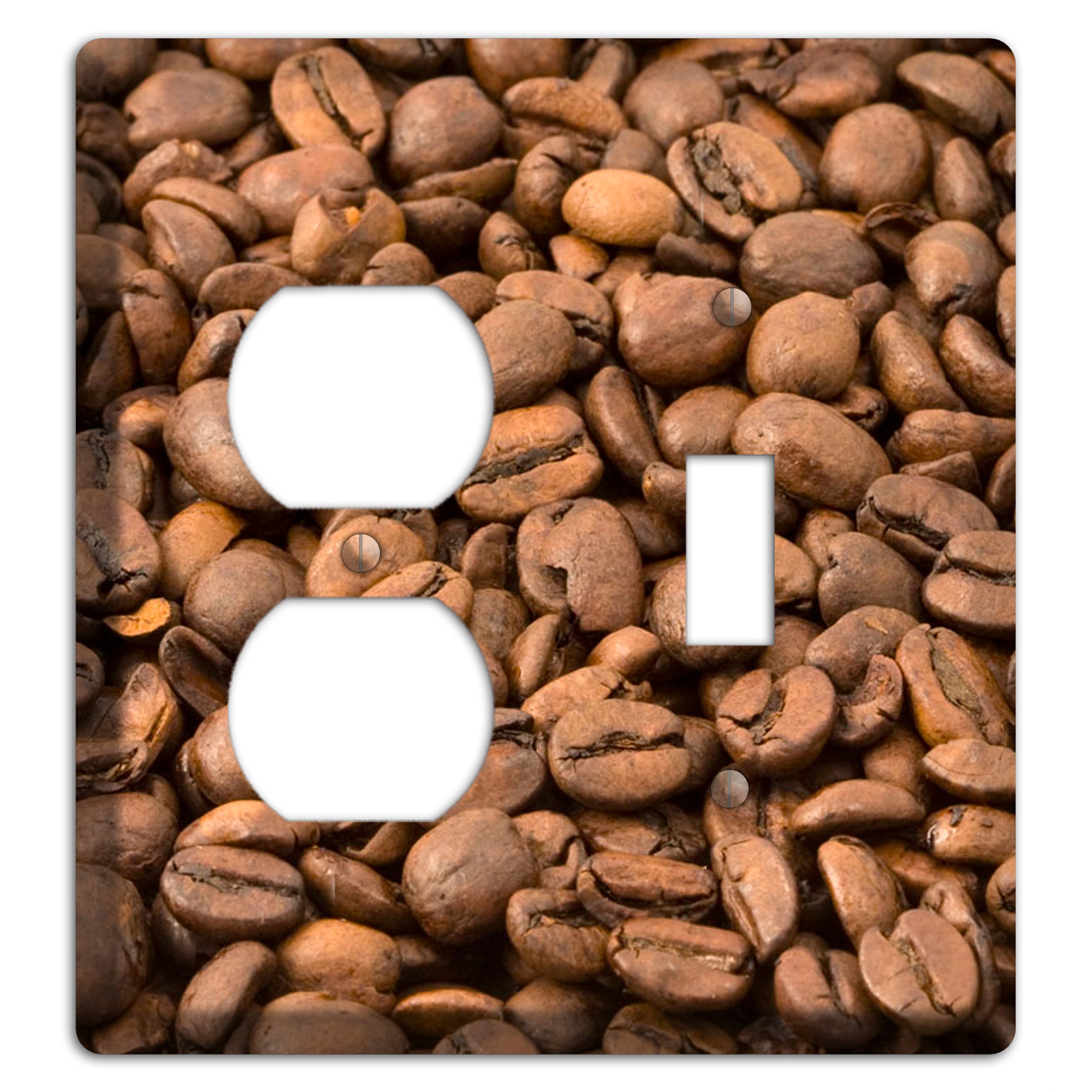 Coffee Duplex / Toggle Wallplate