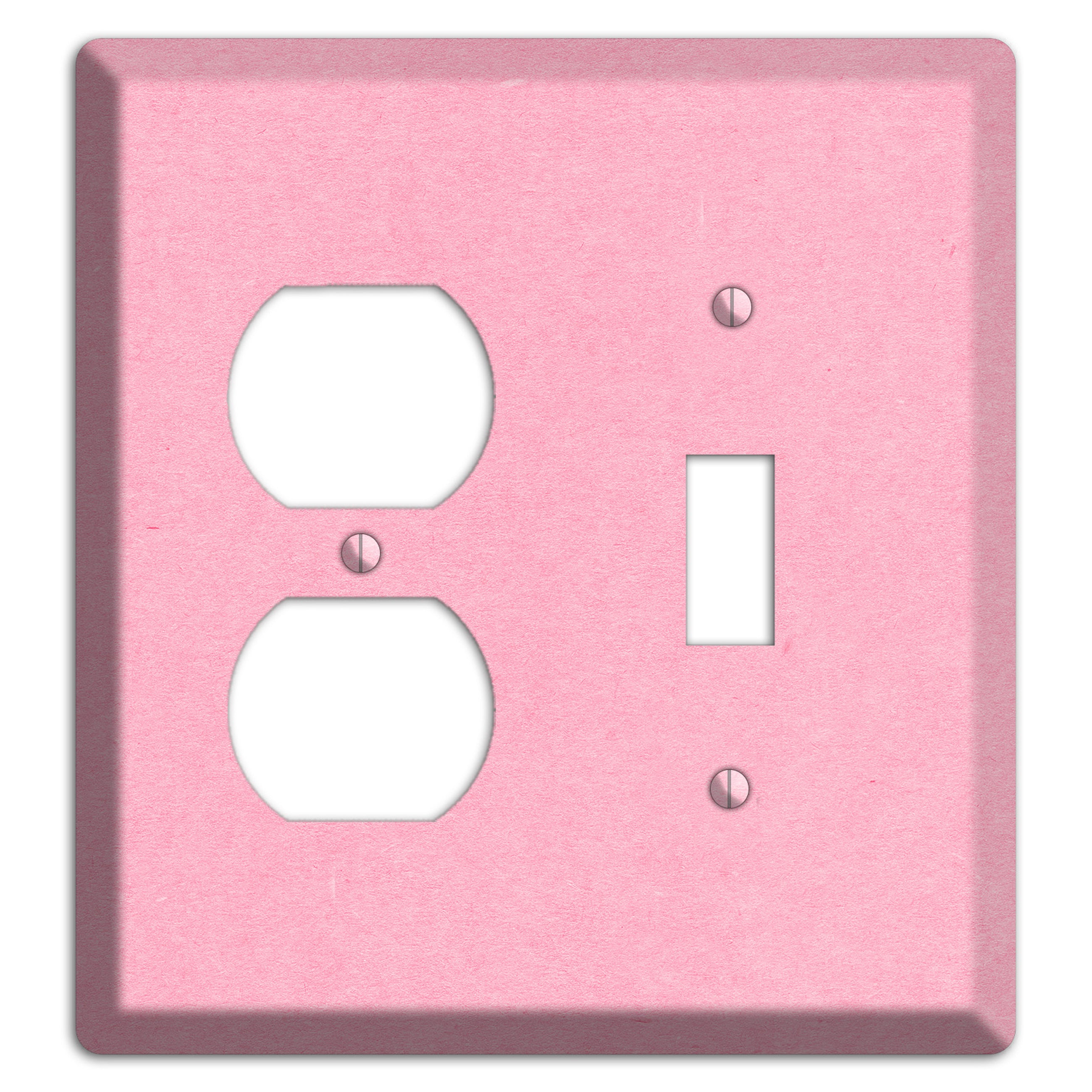 Lavender Pink Kraft Duplex / Toggle Wallplate