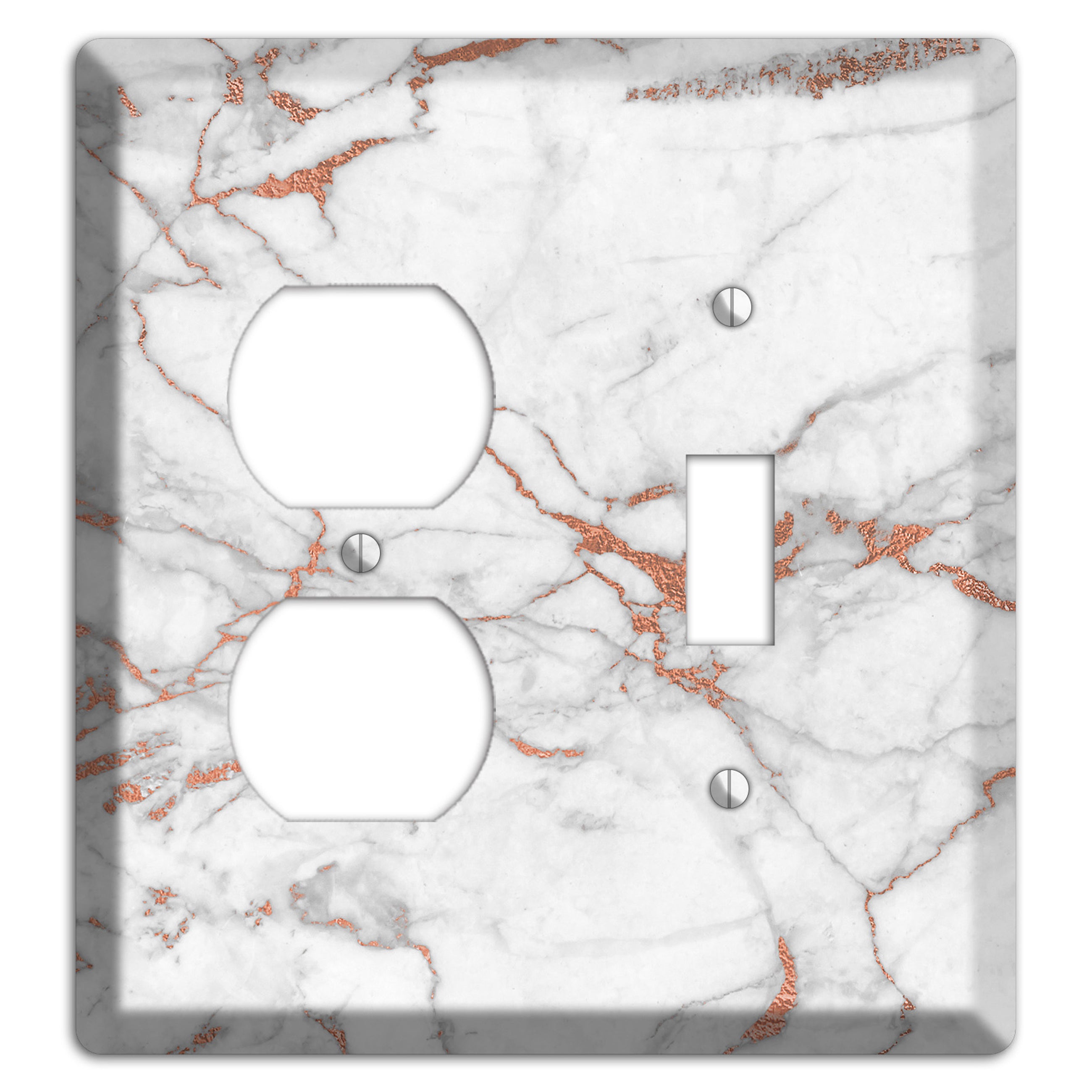 Copperfield Copper Duplex / Toggle Wallplate