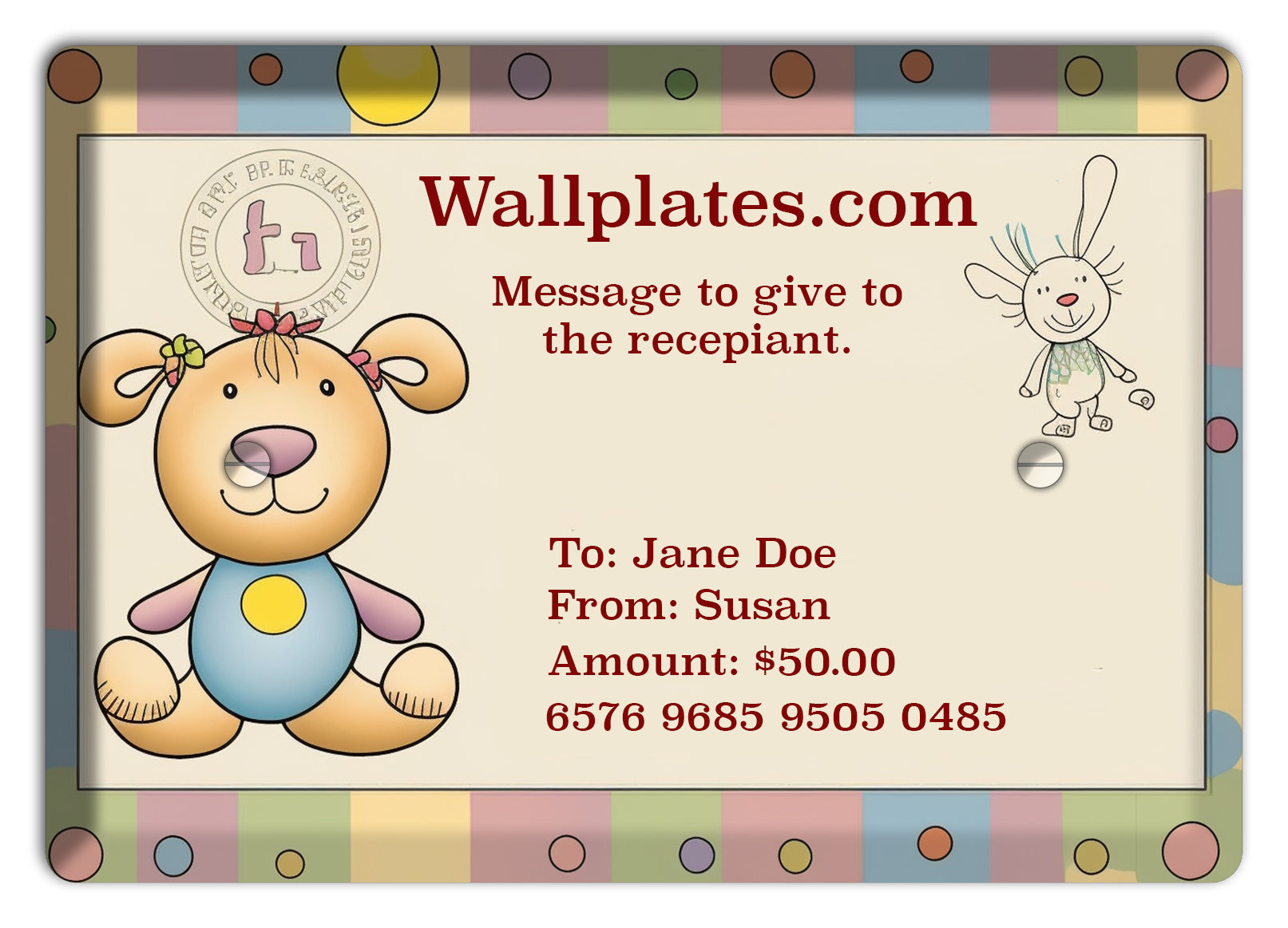 Childrens Gift Certificate