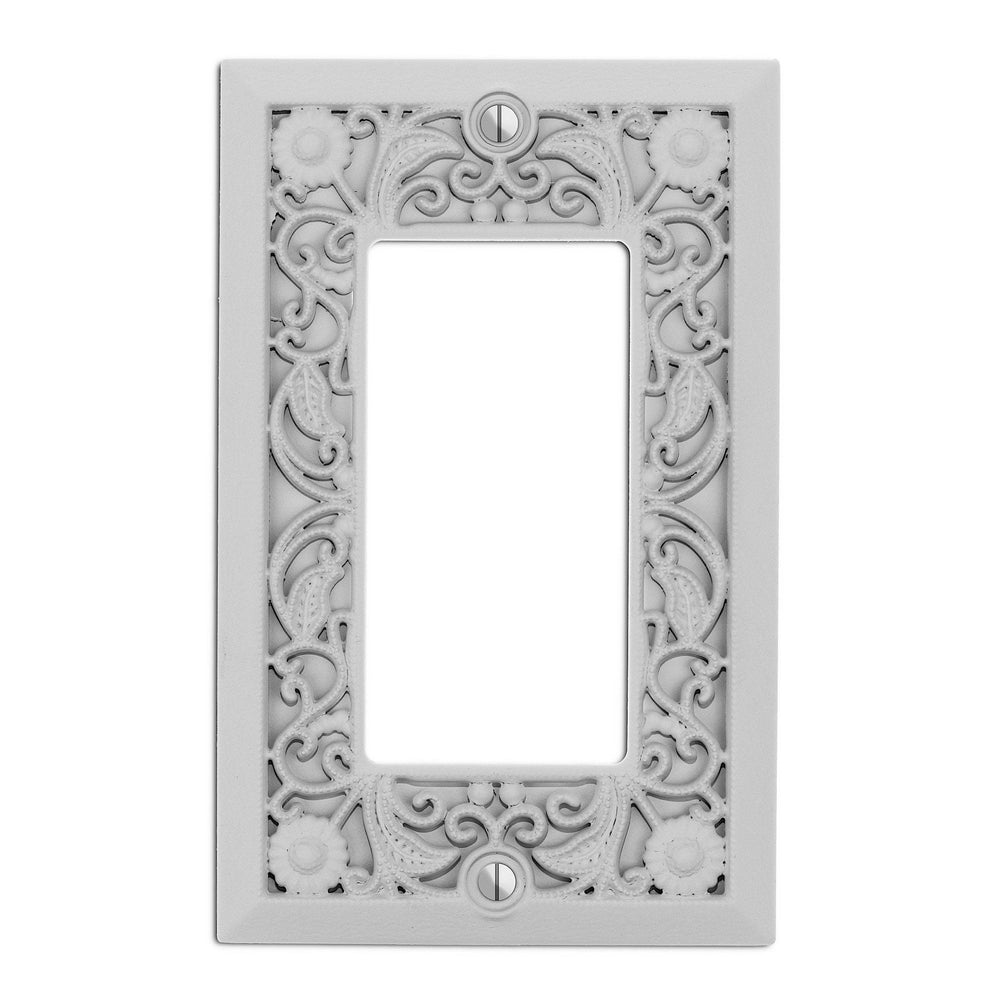 Gray Filigree Shabby Chic 1 Rocker (GFI)