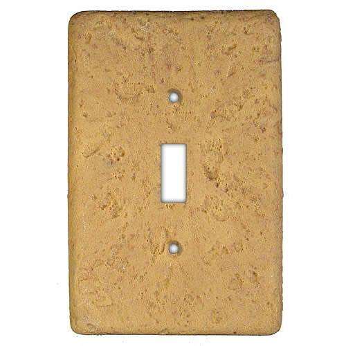 Honey Gold Stone Cover Plates - Wallplatesonline.com