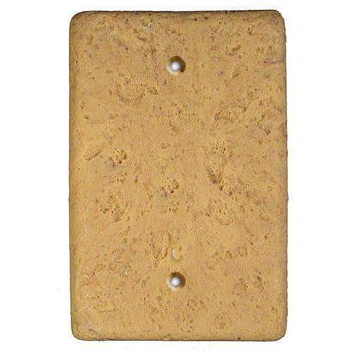 Stonique Honey Gold Stone Blank Switchplate