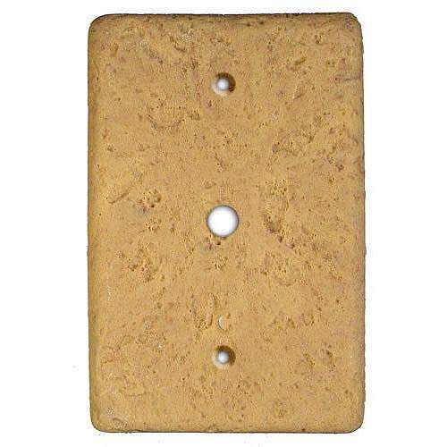 Honey Gold Stone Cable Switchplate - Wallplatesonline.com