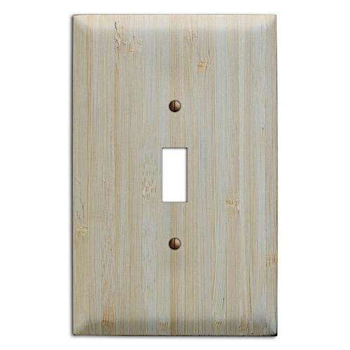 Oversized Discontinued Natural Bamboo Wood Cover Plates