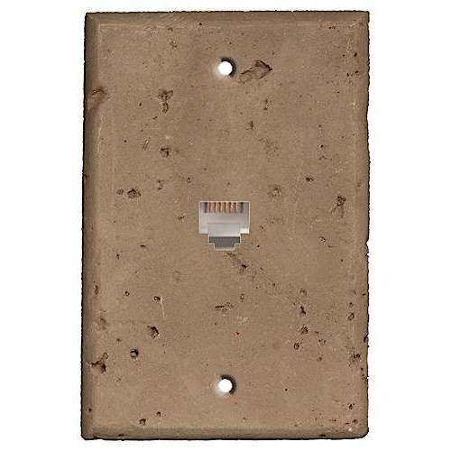 Cocoa Stone Phone Hardware with Plate