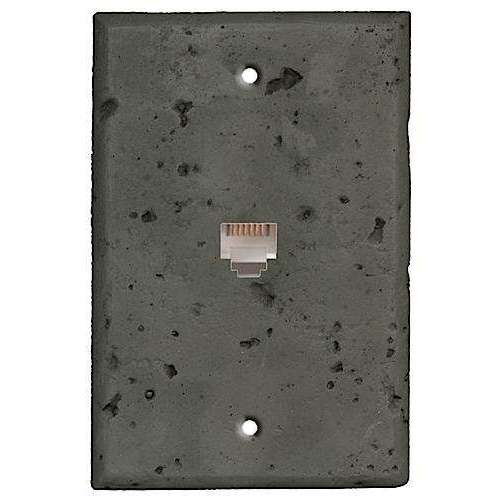 Charcoal Stone Phone Hardware with Plate