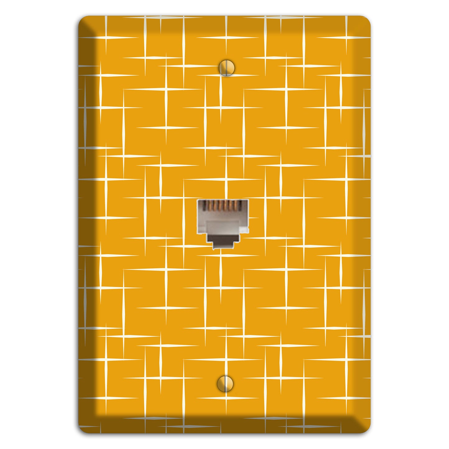 Orange Atomic Phone Wallplate