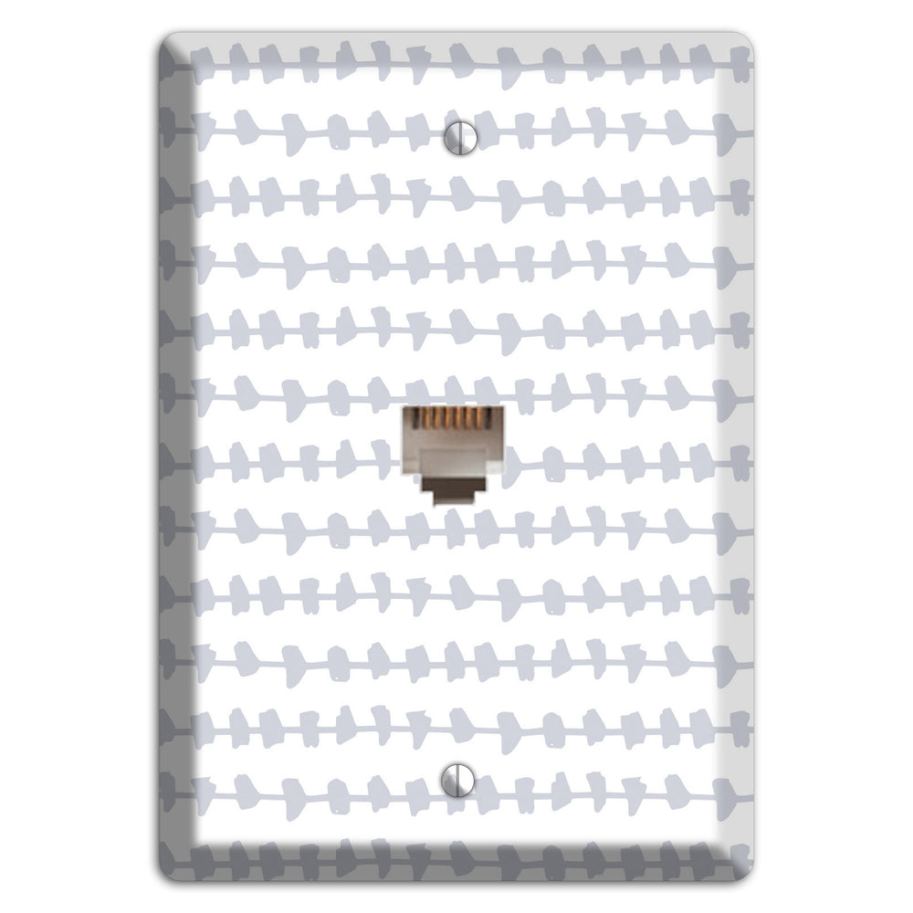 Abstract 17 Phone Wallplate