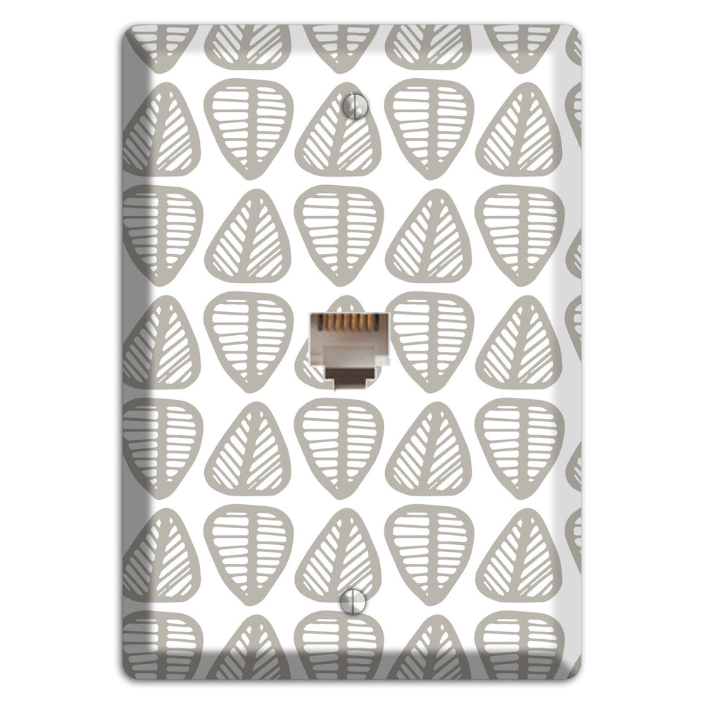 Simple Scandanavian Style B Phone Wallplate