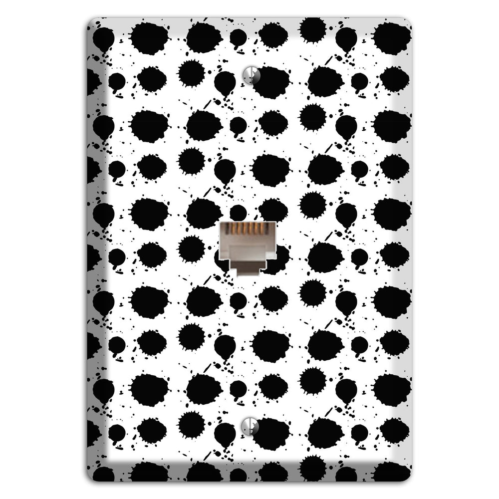 Ink Drops 7 Phone Wallplate