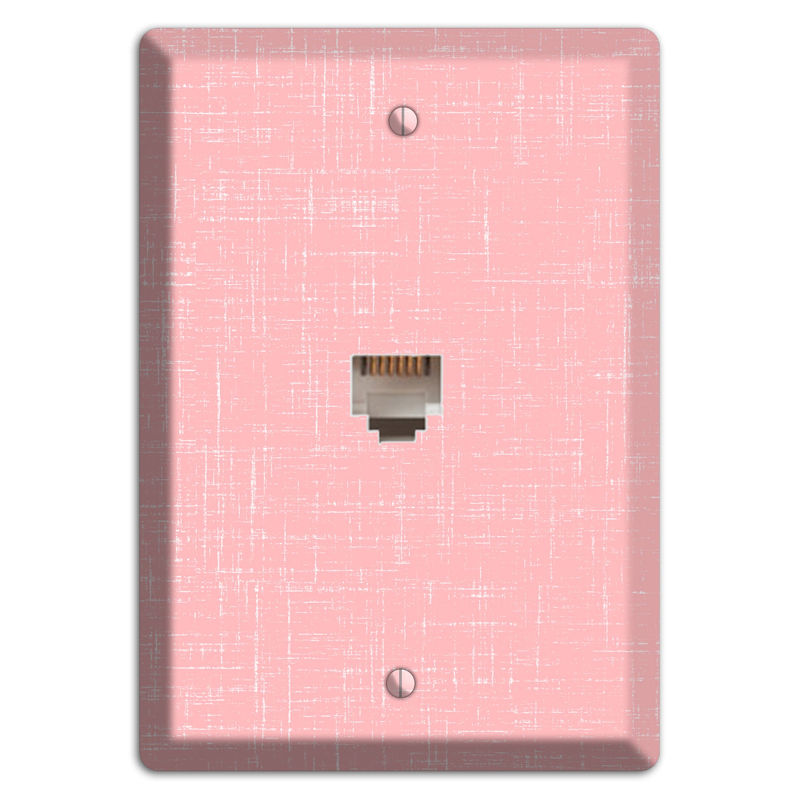 Amber Soft Coral Phone Wallplate