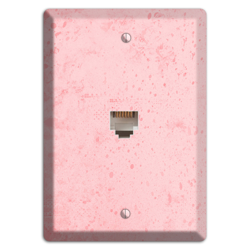 ShockingPpink Soft Coral Phone Wallplate