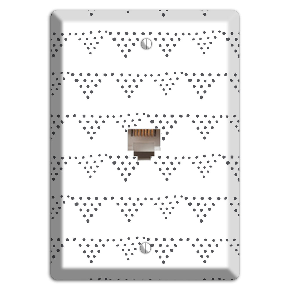 Abstract 16 Phone Wallplate