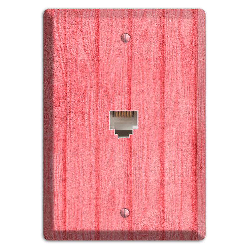 Geraldine Soft Coral Phone Wallplate