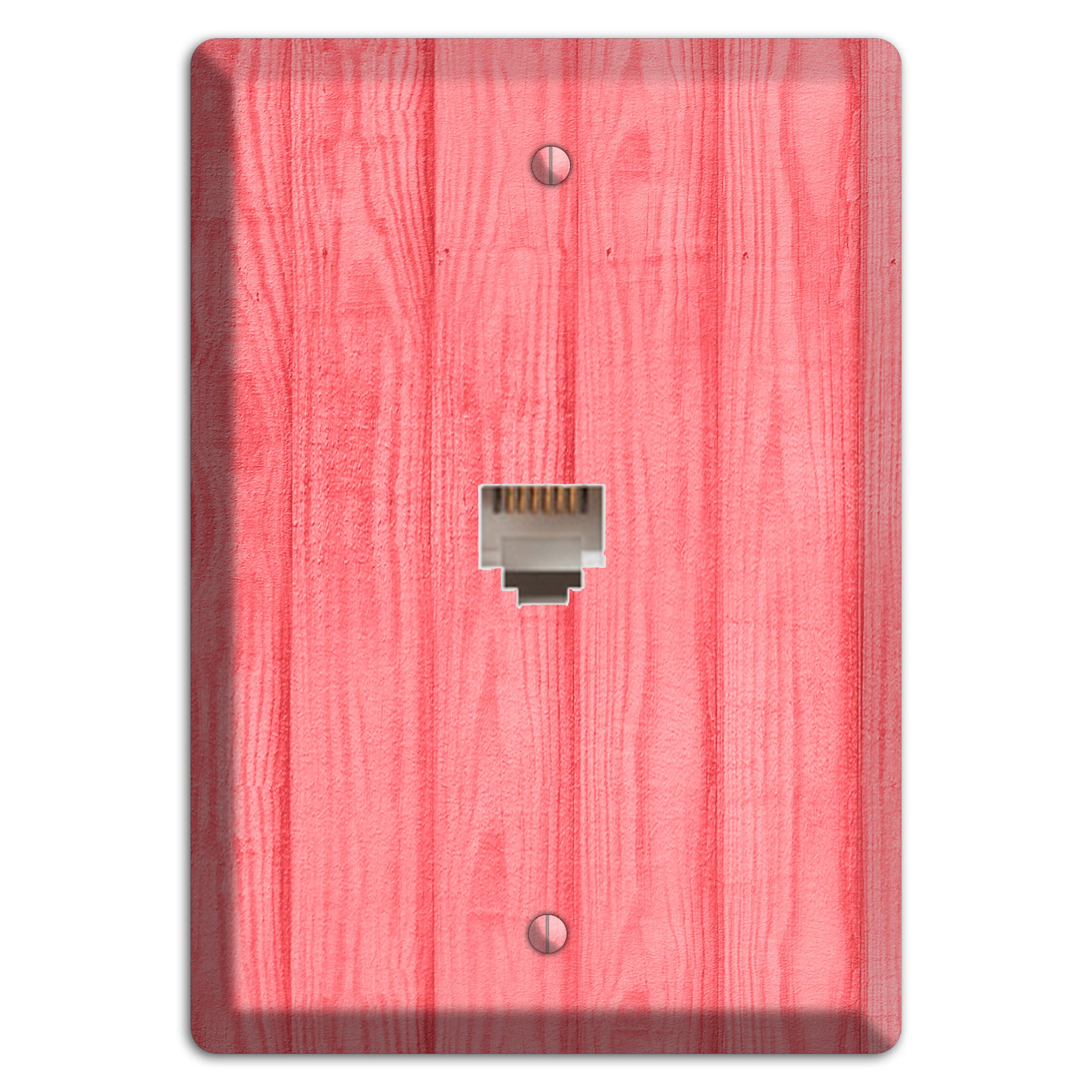 Geraldine Soft Coral Phone Wallplate