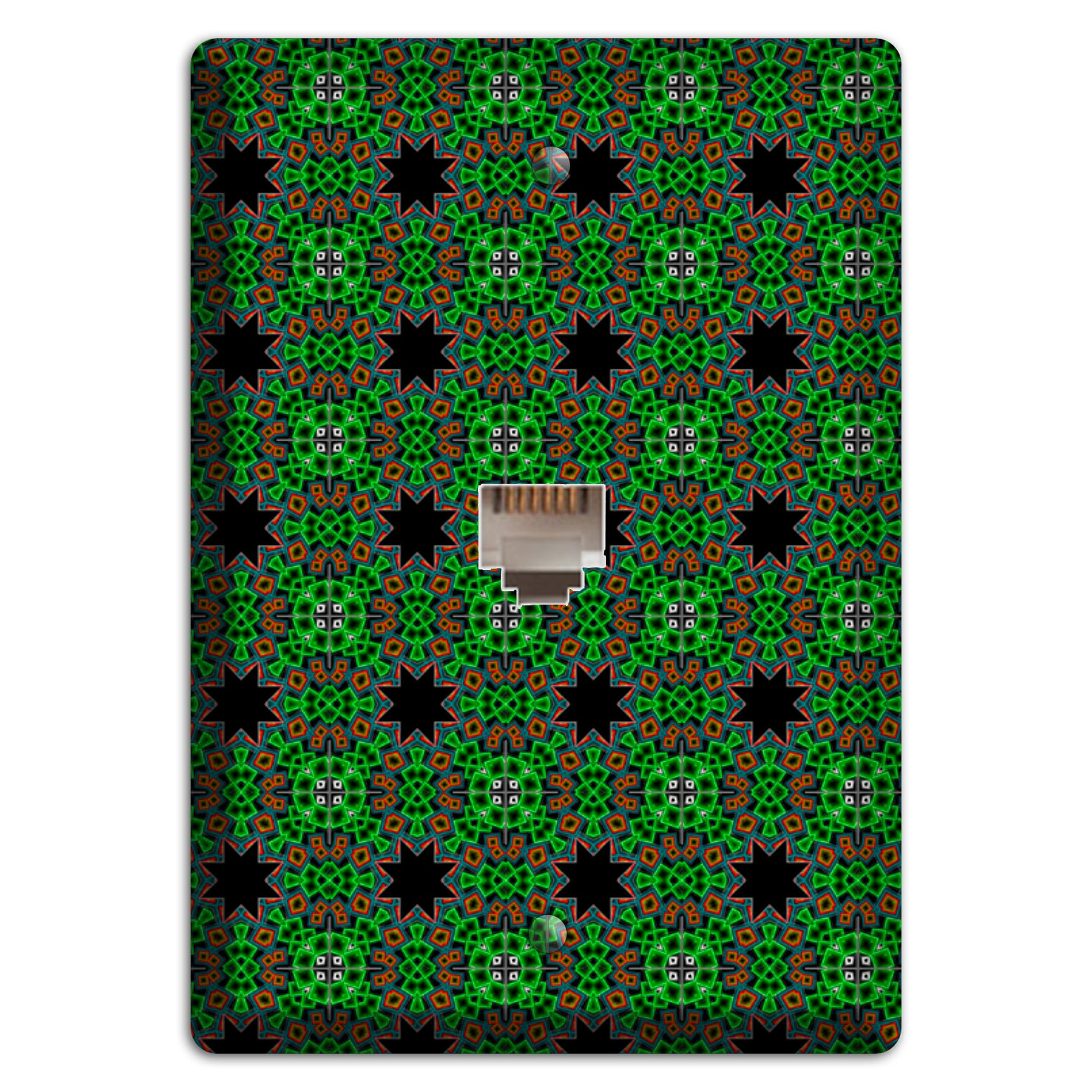 Green Foulard 2 Phone Wallplate