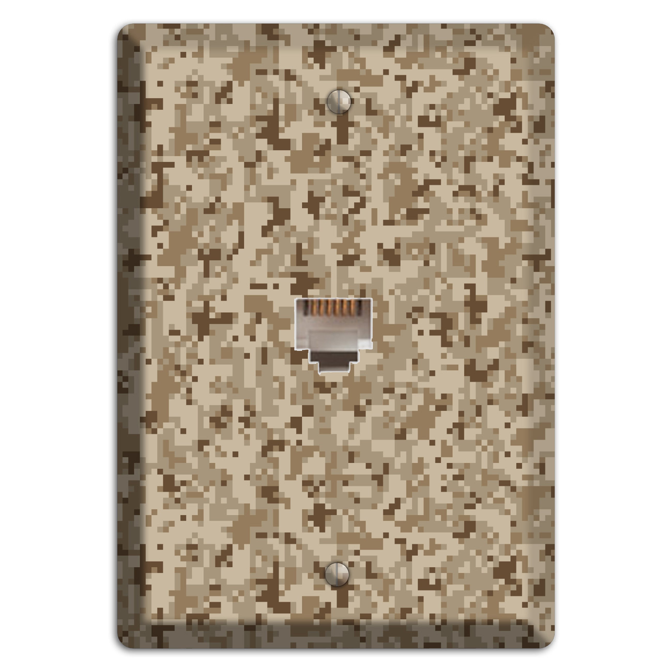 Desert Camo Phone Wallplate