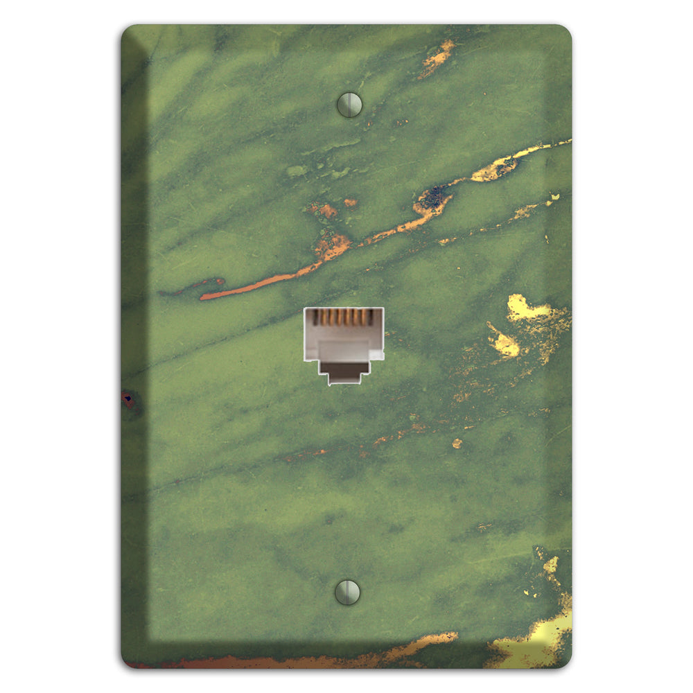 Limed Ash Marble Phone Wallplate
