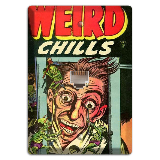 Weird Chills Vintage Comics Phone Wallplate