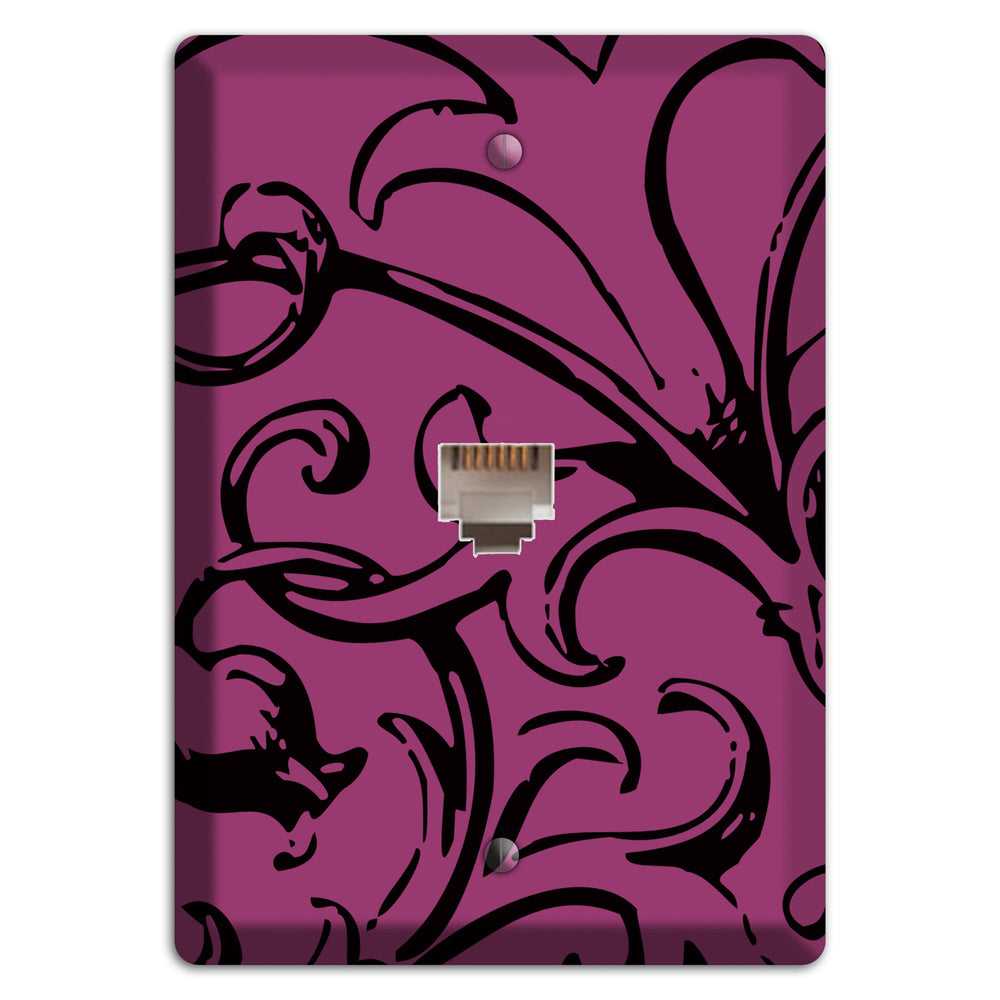 Victorian Fuschia Phone Wallplate
