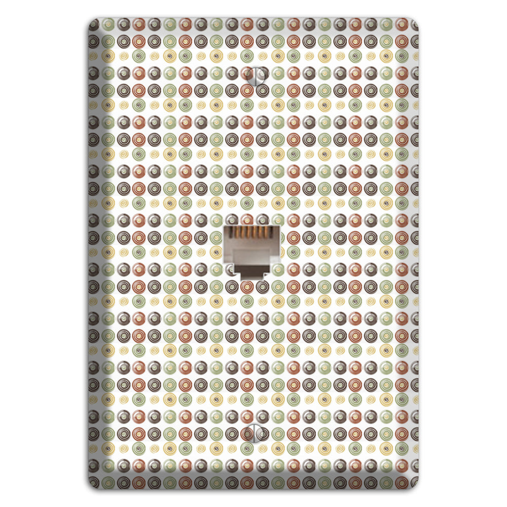 Multo Color Tiled Dots Phone Wallplate