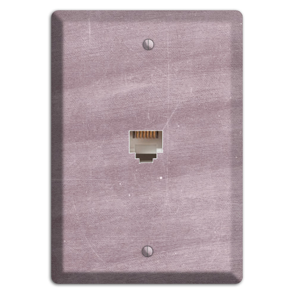 Chalk Light Maroon Phone Wallplate