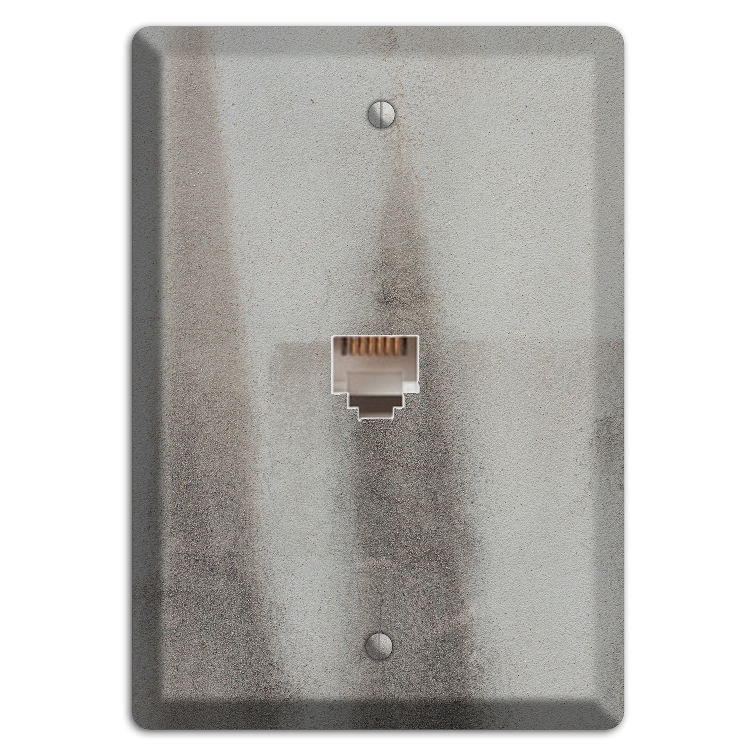Old Concrete 17 Phone Wallplate