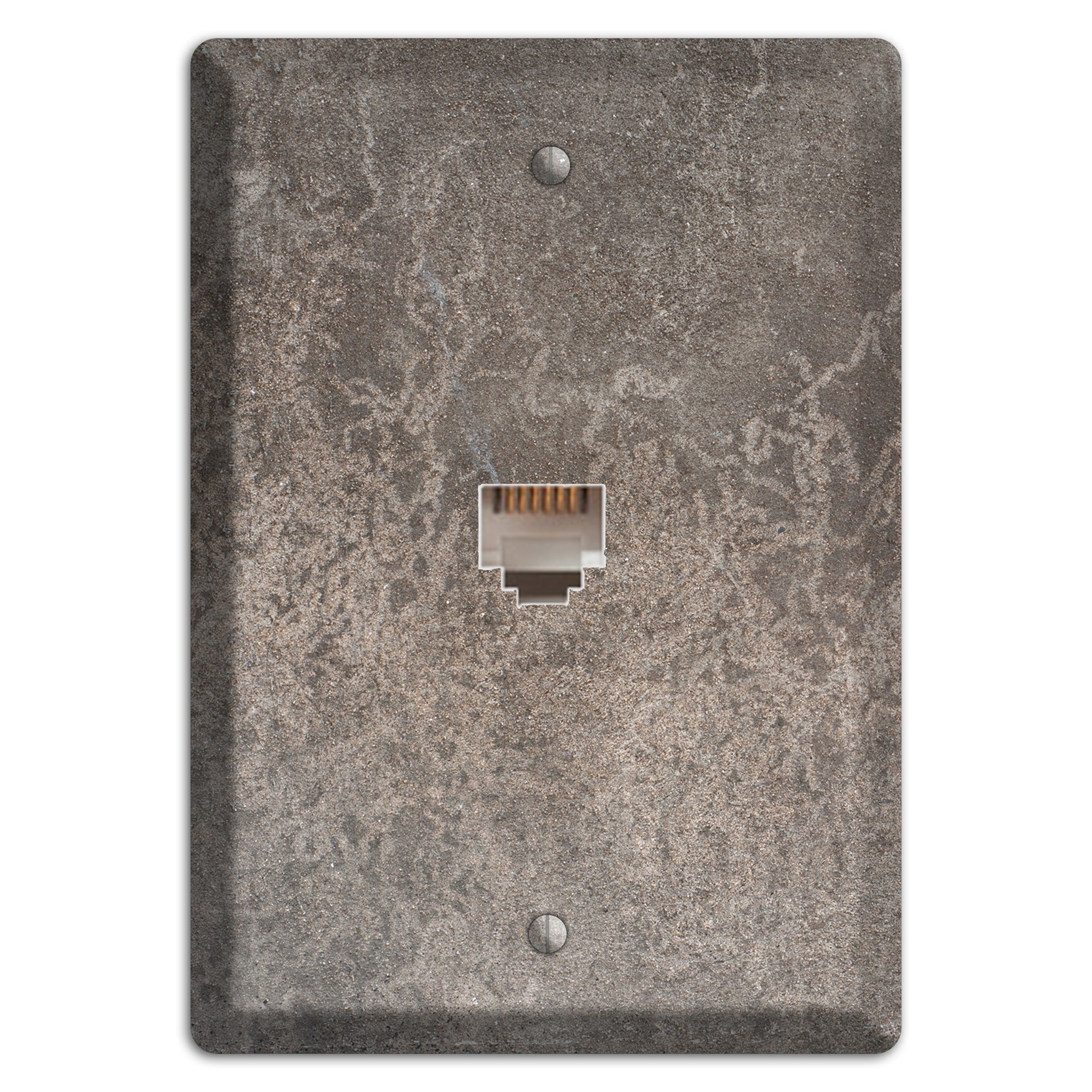 Old Concrete 1 Phone Wallplate