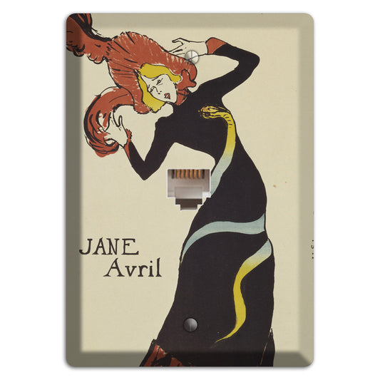 Jane Avril 2 Vintage Poster Phone Wallplate