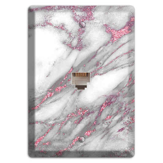 Can Can Marble Phone Wallplate