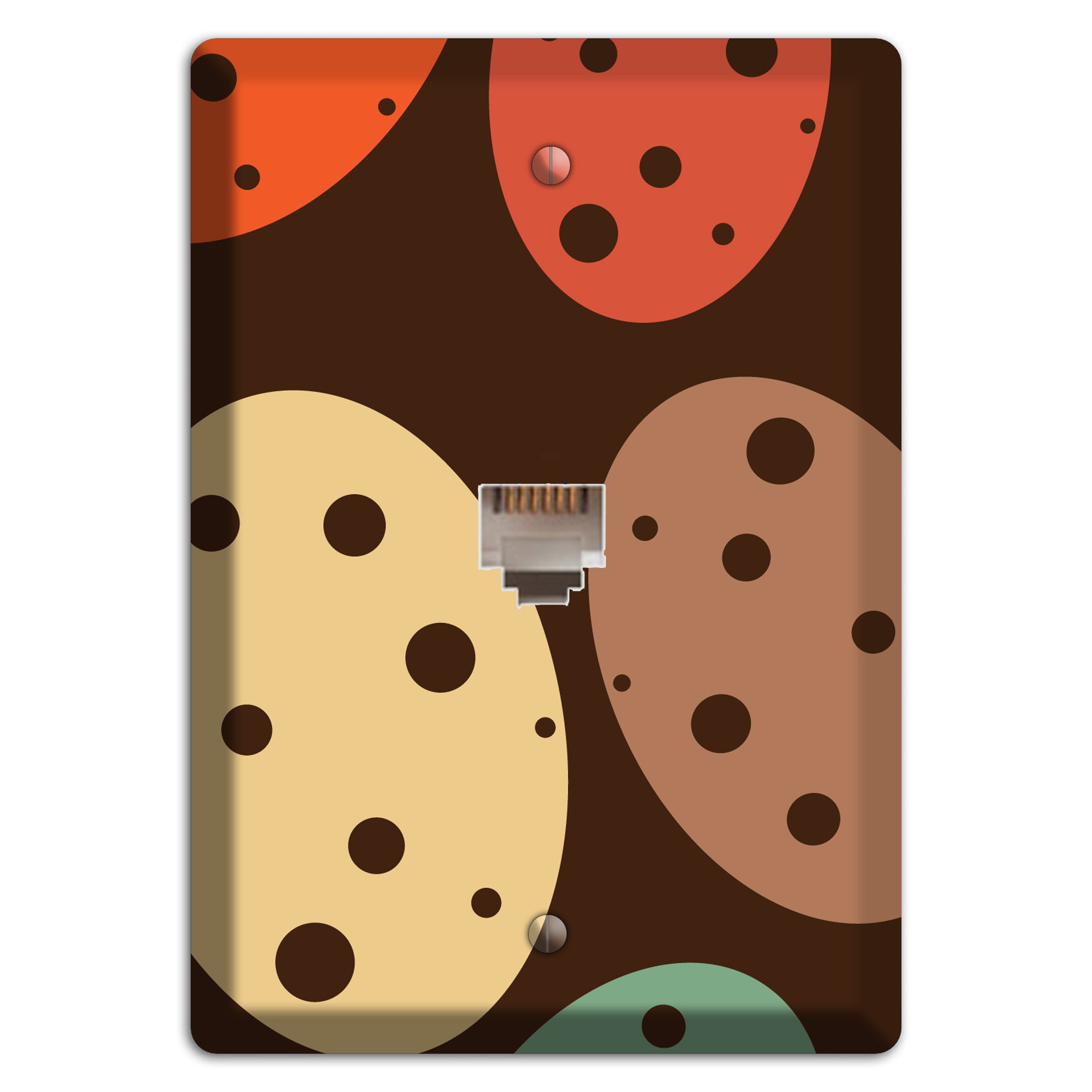 Brown Eggs Phone Wallplate