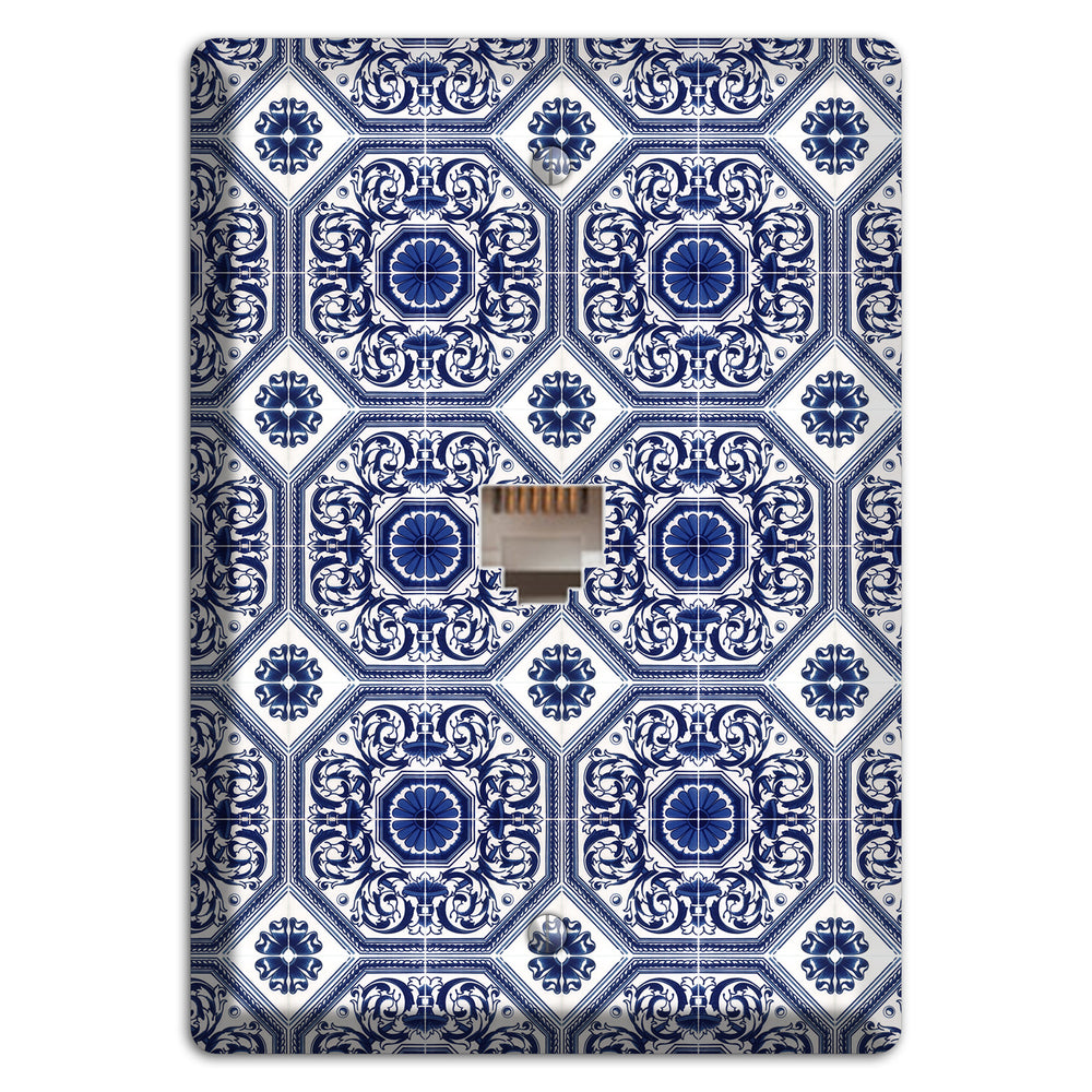 Tavira Tiles 1 Phone Wallplate