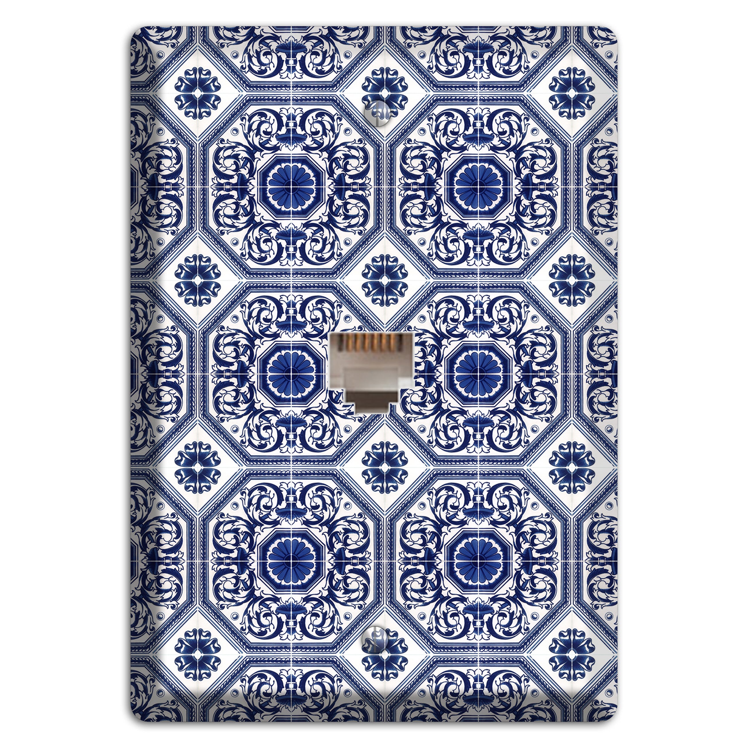 Tavira Tiles 1 Phone Wallplate