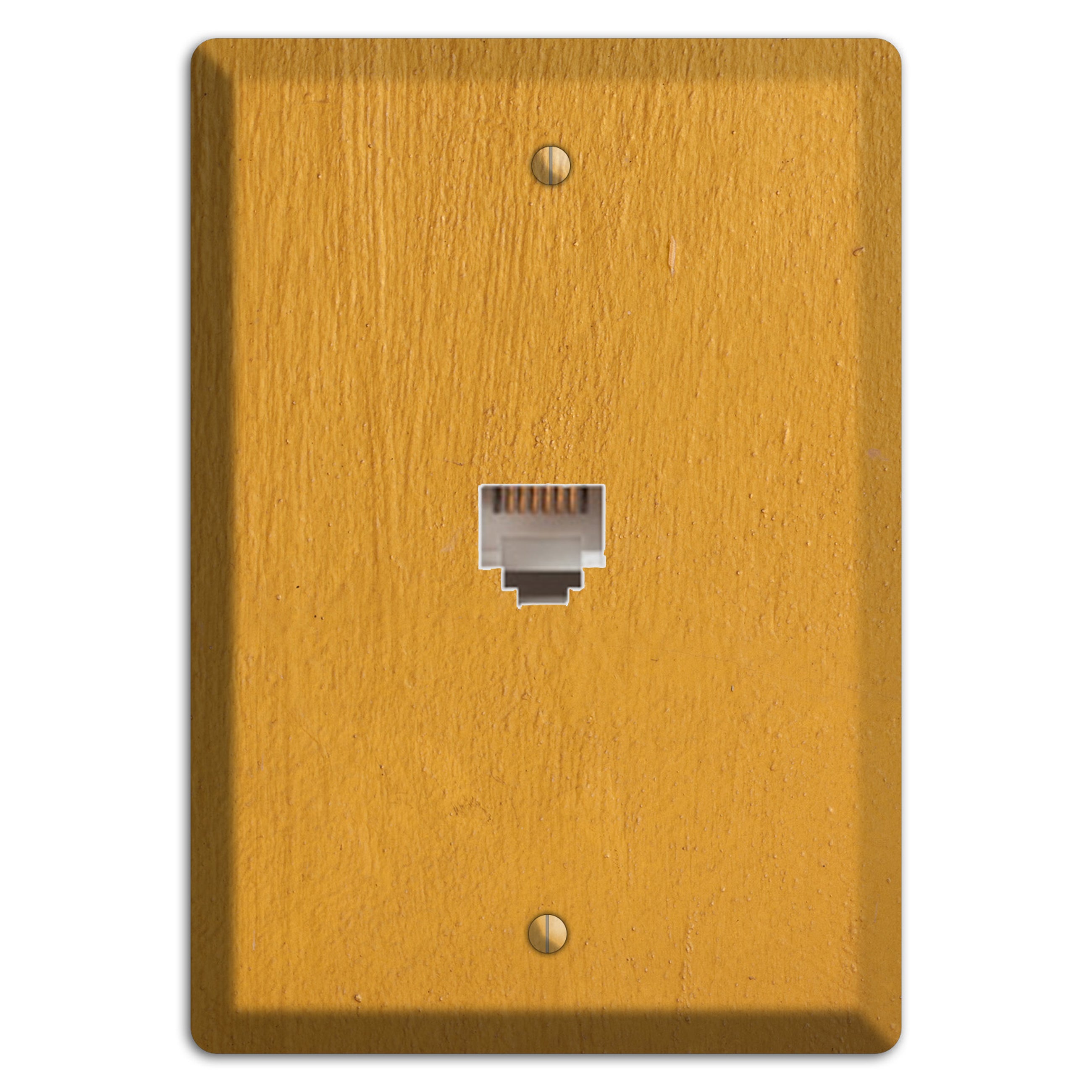 Gold Concrete Phone Wallplate