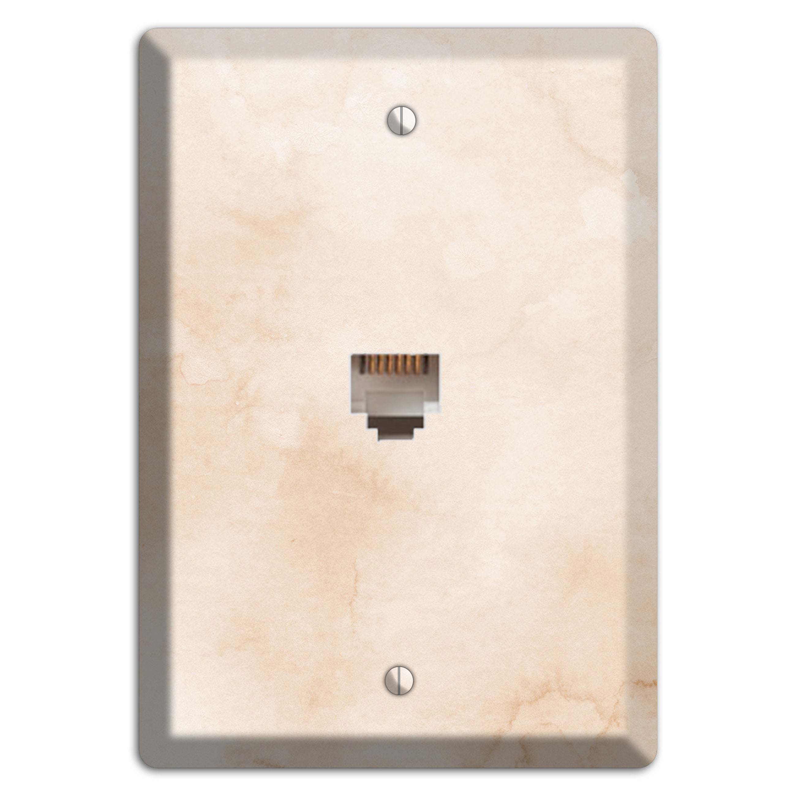 Janna Neutral Texture Phone Wallplate
