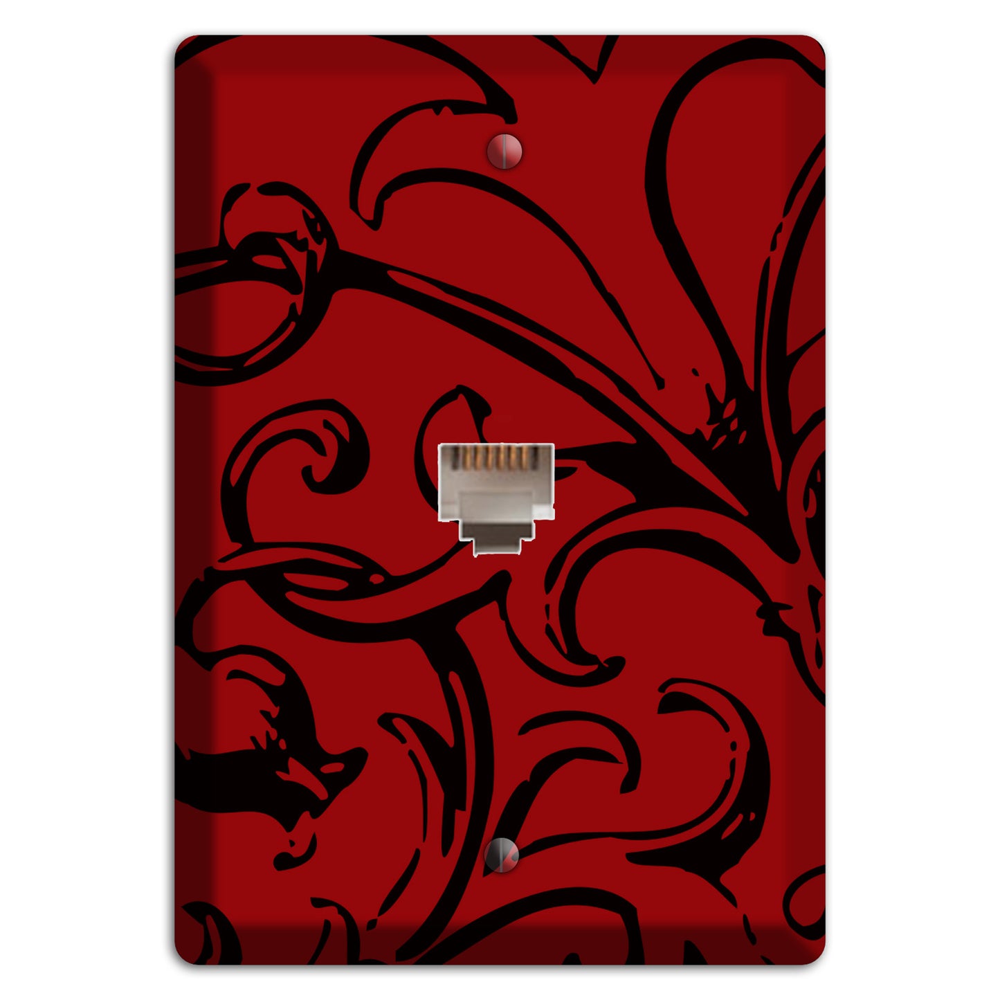 Victorian Red Phone Wallplate
