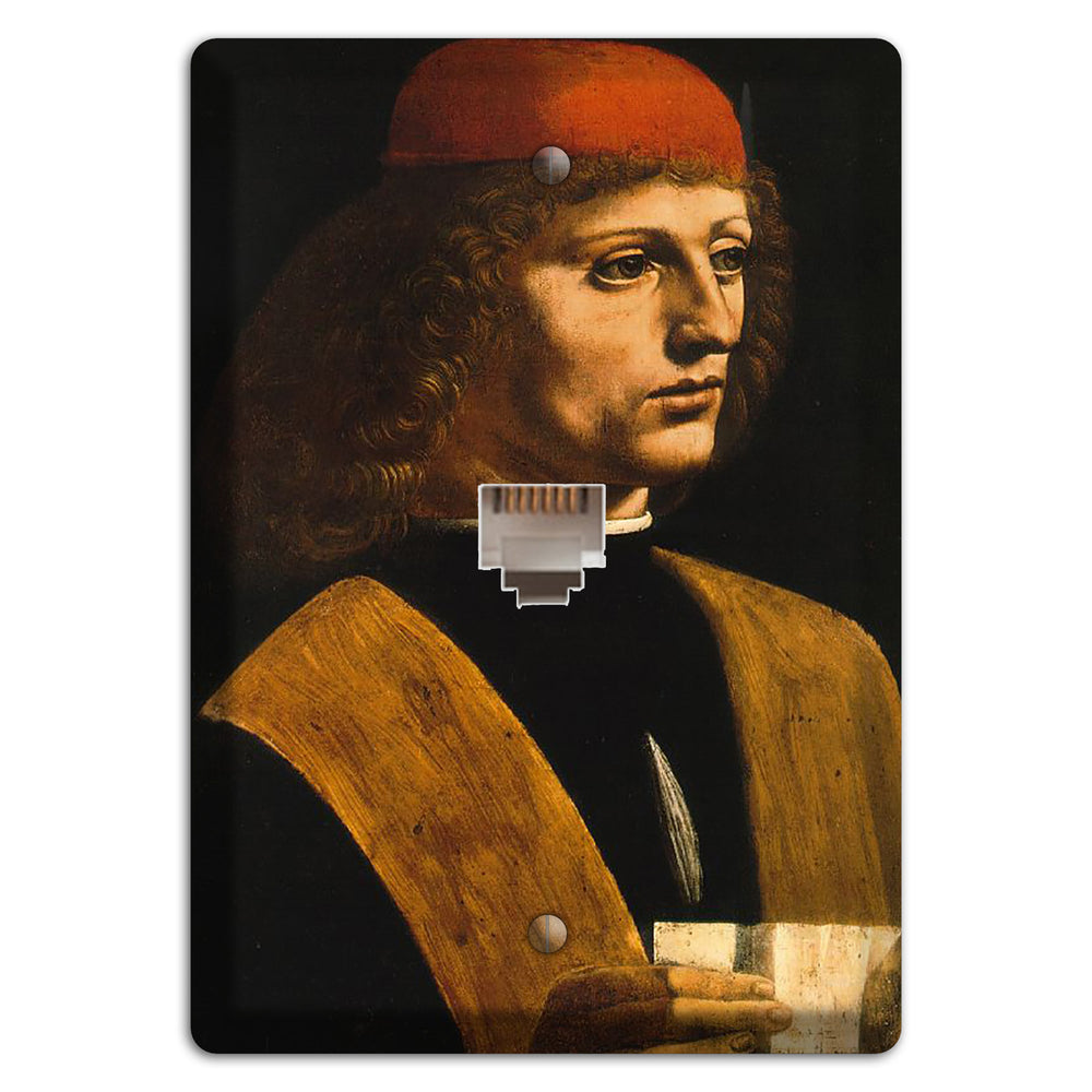 Da Vinci - Portrait of a Musician Phone Wallplate
