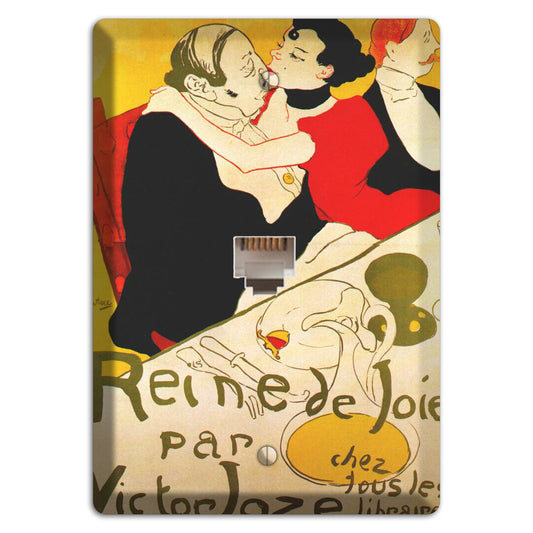 Reine de Joie Vintage Poster Phone Wallplate