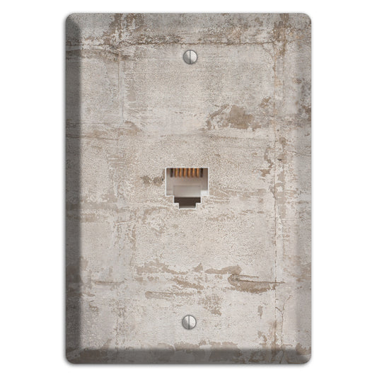 Old Concrete 3 Phone Wallplate