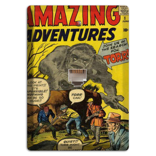 Amazing Adventures Vintage Comics Phone Wallplate