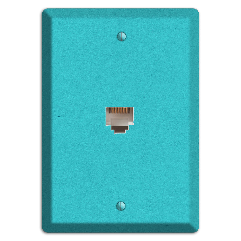 Medium Turquoise Kraft Phone Wallplate