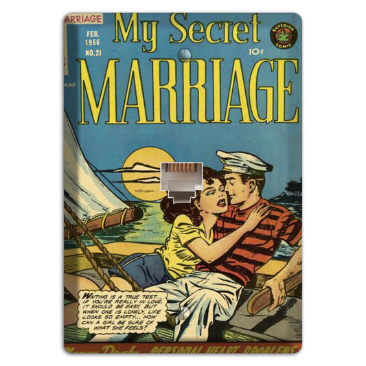 My Secret Marriage Vintage Comics Phone Wallplate