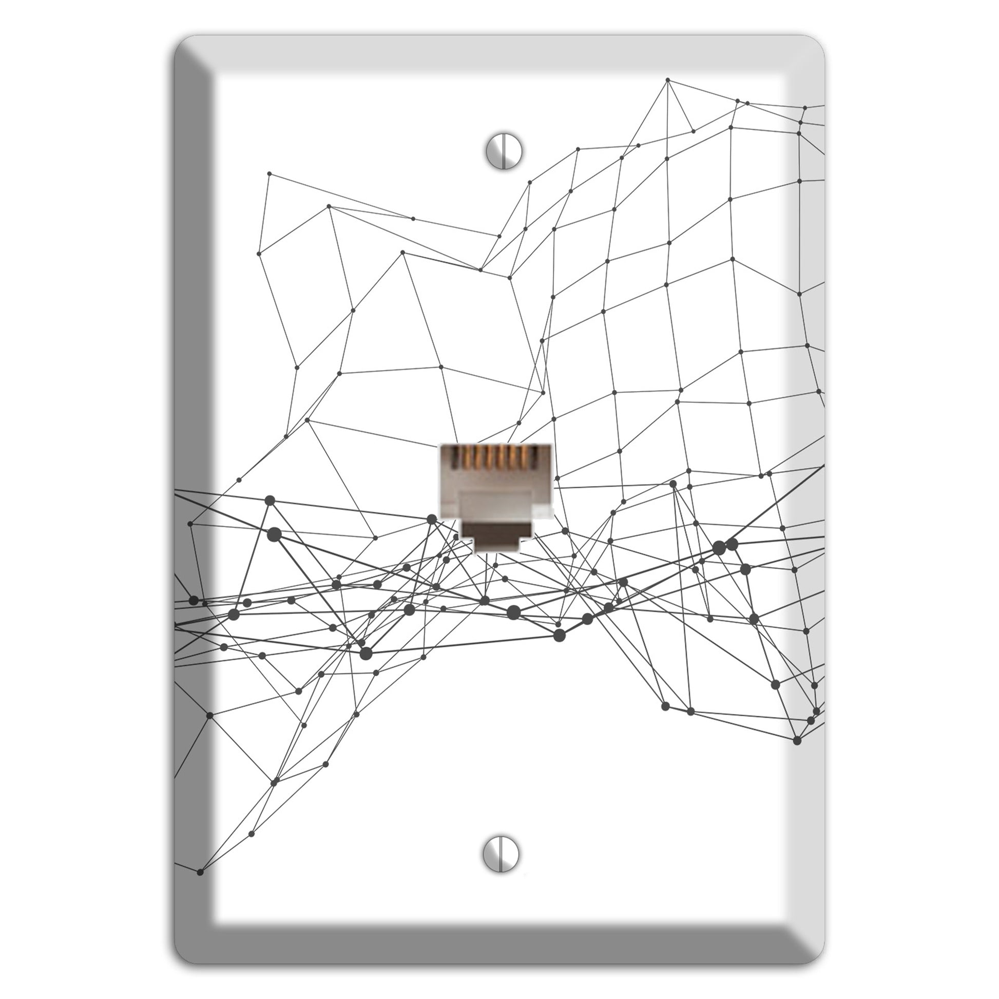Linear K Phone Wallplate
