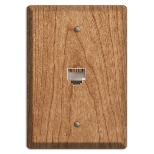 Cherry Wood Phone Hardware with Plate