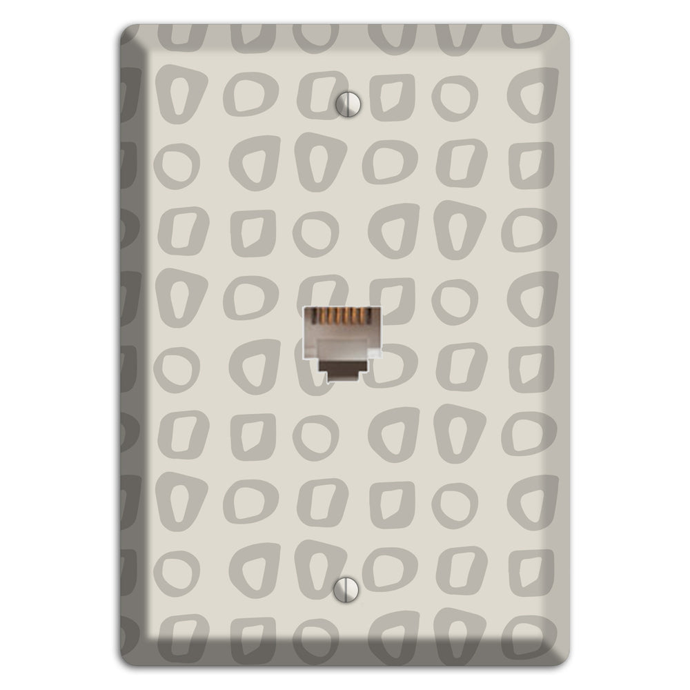 Simple Scandanavian Style V Phone Wallplate
